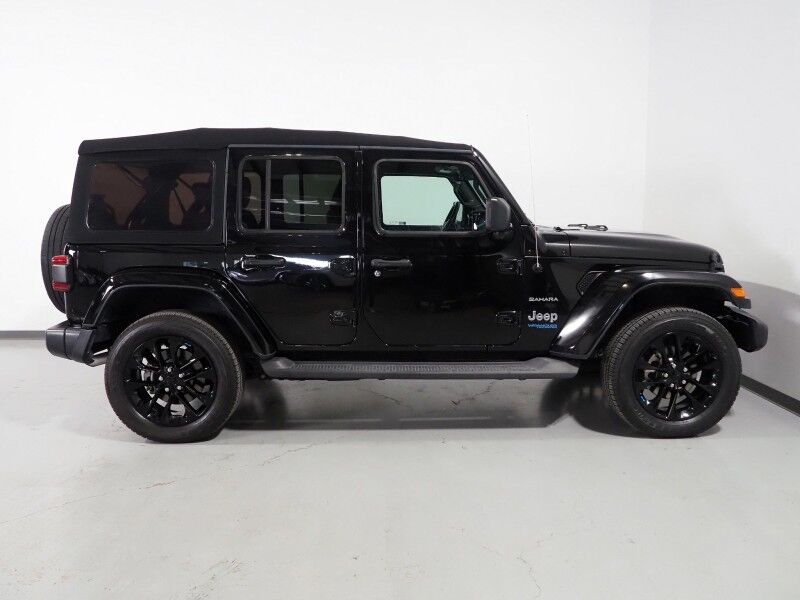 2022 Jeep Wrangler 4xe Unlimited Sahara *NAVIGATION, ADAPTIVE CRUISE, SAFETY ALERTS, BACKUP-CAMERA, COLOR TOUCHSCREEN, MCKINLEY LEATHER, KEYLESS ENTRY, 20 INCH WHEELS, ALPINE AUDIO, ANDROID & APPLE Round Rock TX