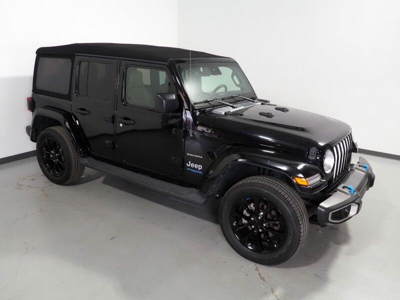 2022 Jeep Wrangler 4xe Unlimited Sahara *NAVIGATION, ADAPTIVE CRUISE, SAFETY ALERTS, BACKUP-CAMERA, COLOR TOUCHSCREEN, MCKINLEY LEATHER, KEYLESS ENTRY, 20 INCH WHEELS, ALPINE AUDIO, ANDROID & APPLE Round Rock TX