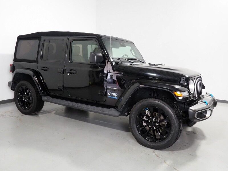 2022 Jeep Wrangler 4xe Unlimited Sahara *NAVIGATION, ADAPTIVE CRUISE, SAFETY ALERTS, BACKUP-CAMERA, COLOR TOUCHSCREEN, MCKINLEY LEATHER, KEYLESS ENTRY, 20 INCH WHEELS, ALPINE AUDIO, ANDROID & APPLE Round Rock TX