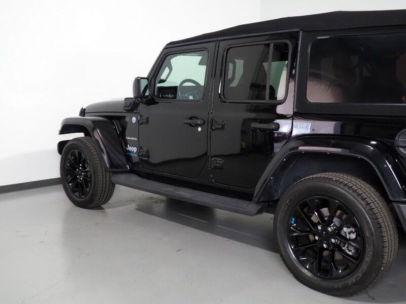 2022 Jeep Wrangler 4xe Unlimited Sahara *NAVIGATION, ADAPTIVE CRUISE, SAFETY ALERTS, BACKUP-CAMERA, COLOR TOUCHSCREEN, MCKINLEY LEATHER, KEYLESS ENTRY, 20 INCH WHEELS, ALPINE AUDIO, ANDROID & APPLE Round Rock TX