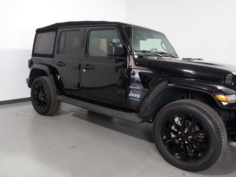 2022 Jeep Wrangler 4xe Unlimited Sahara *NAVIGATION, ADAPTIVE CRUISE, SAFETY ALERTS, BACKUP-CAMERA, COLOR TOUCHSCREEN, MCKINLEY LEATHER, KEYLESS ENTRY, 20 INCH WHEELS, ALPINE AUDIO, ANDROID & APPLE Round Rock TX