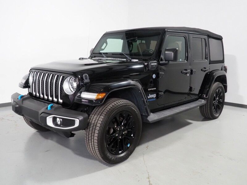2022 Jeep Wrangler 4xe Unlimited Sahara *NAVIGATION, ADAPTIVE CRUISE, SAFETY ALERTS, BACKUP-CAMERA, COLOR TOUCHSCREEN, MCKINLEY LEATHER, KEYLESS ENTRY, 20 INCH WHEELS, ALPINE AUDIO, ANDROID & APPLE Round Rock TX
