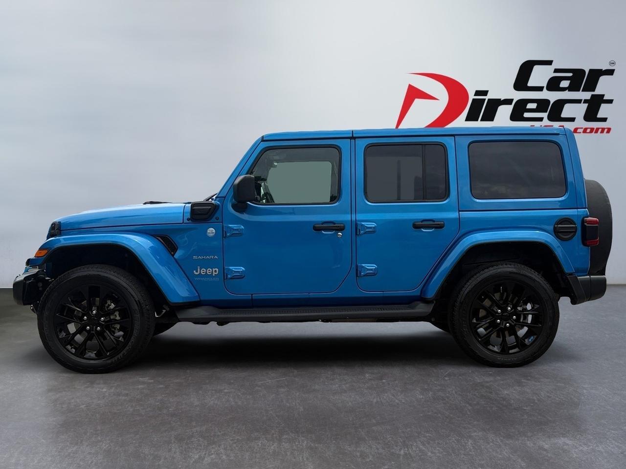 2022 Jeep Wrangler 4xe Unlimited Sahara, RUNNING BOARDS, TOW PACKAGE, BACKUP CAMERA WITH PARKING SENSORS, REMOTE START, HEATED STEERING WHEEL & SEATS, BLUETOOTH, ONLY 1 OWNER, CLEAN CERTIFIED CARFAX, WRANGLE THE ROAD! Virginia Beach VA