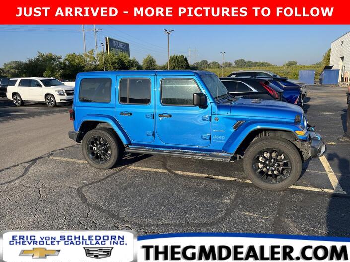 2022 Jeep Wrangler 4xe Unlimted Sahara 4WD AdvSfty Sfty ColdWxGroups w/AdptvCrz Nav HtdLthr HtdStrngWhl RmteStrt 3-PceHrdTp Milwaukee WI