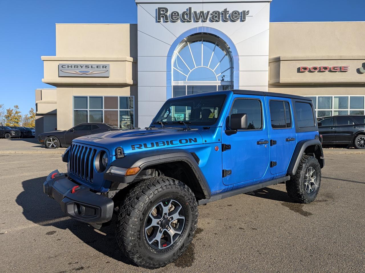 2022 Jeep Wrangler Unlimited Rubicon | 4:1 Rock-Trac HD AWD System | Cold Weather Group | Led Light | Black Freedom Top