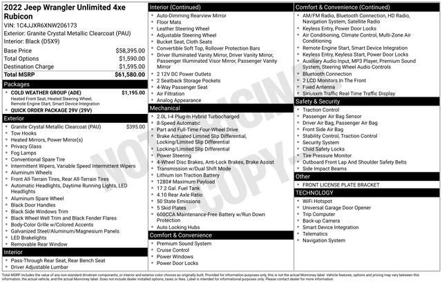 2022 Jeep Wrangler Unlimited Rubicon 4xe Raleigh NC
