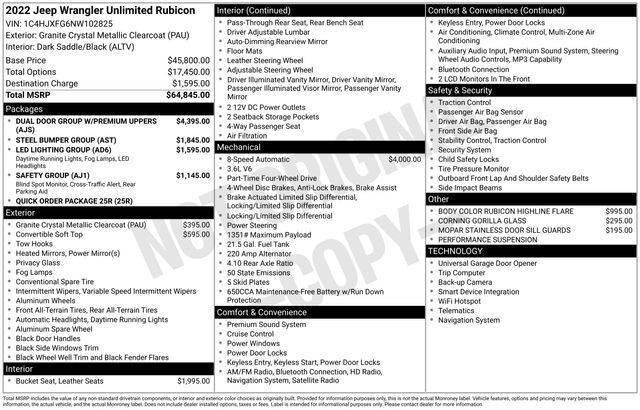 2022 Jeep Wrangler Unlimited Rubicon Raleigh NC