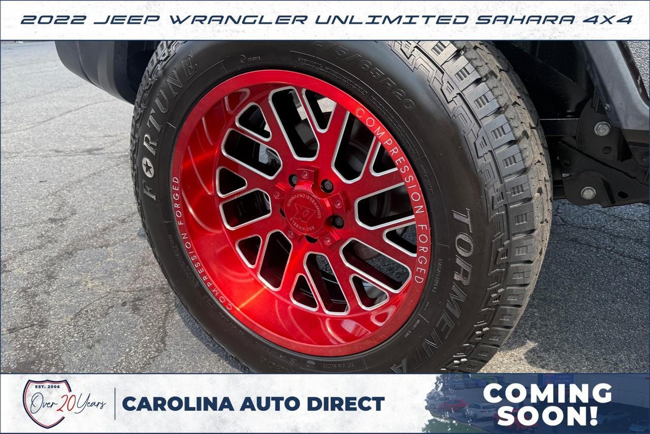 2022 Jeep Wrangler Unlimited Sahara 4X4 / UPGRADES / Sky Roof / Coming Soon! Lincolnton NC