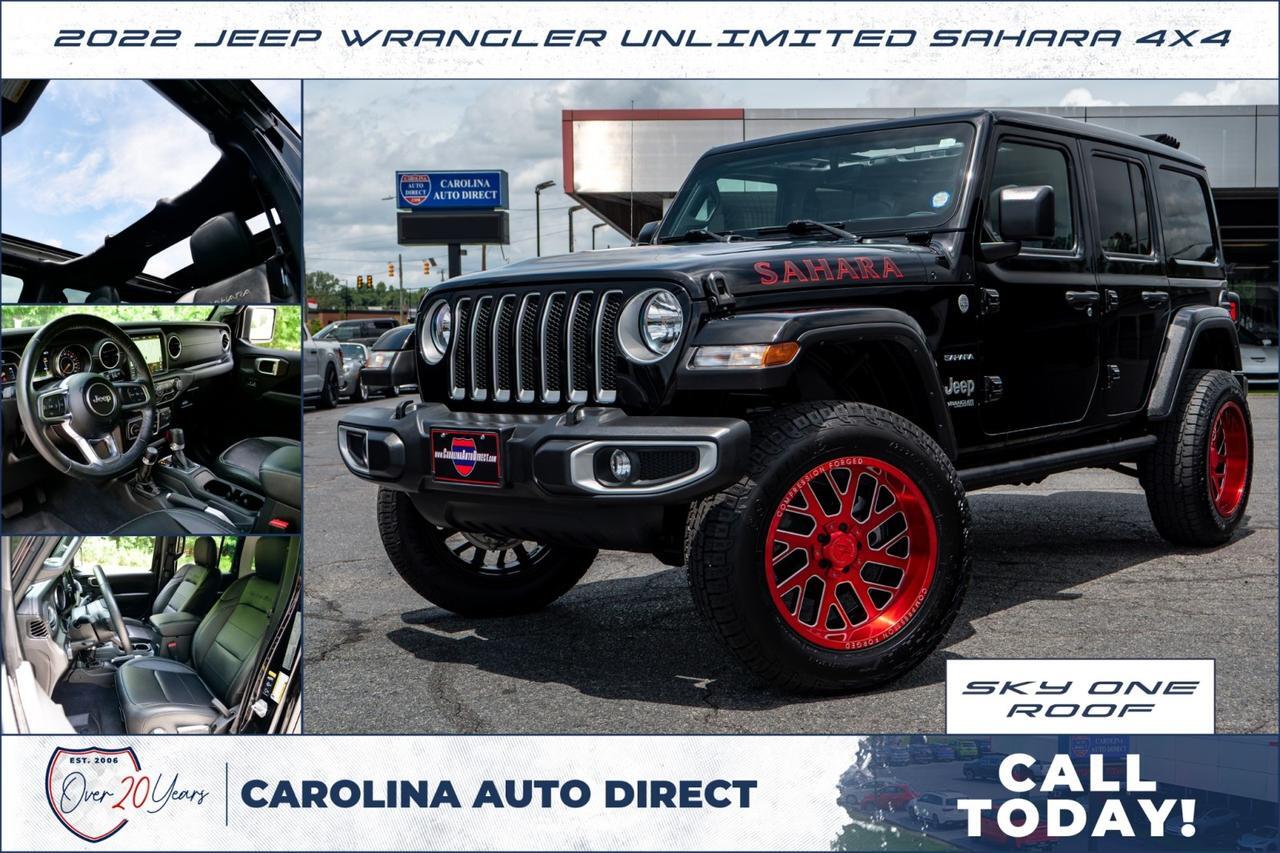 2022 Jeep Wrangler Unlimited Sahara 4X4 / UPGRADES / Sky Roof!