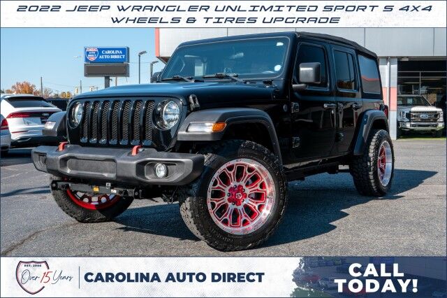 2022 Jeep Wrangler Unlimited Sport S 4X4 / Wheels & Tires Upgrade!