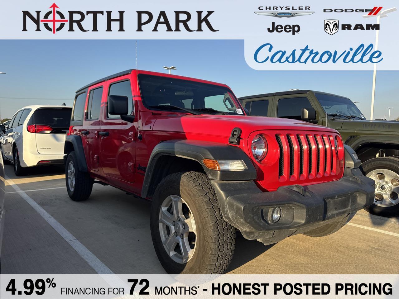 2022 Jeep Wrangler Unlimited Sport S Castroville TX
