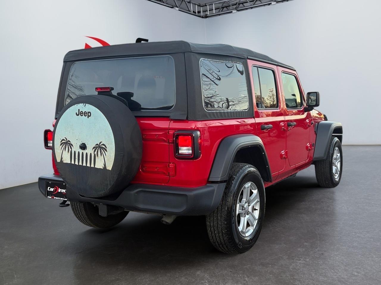 2022 Jeep Wrangler Unlimited Sport S, TOW PACKAGE, SOFT TOP COVER, BACKUP CAMERA WITH PARKING SENSORS, KEYLESS START, BLUETOOTH, LOW MILEAGE, ONLY 1 OWNER, CLEAN CARFAX, WRANGLER THIS ON THE ROAD! Virginia Beach VA