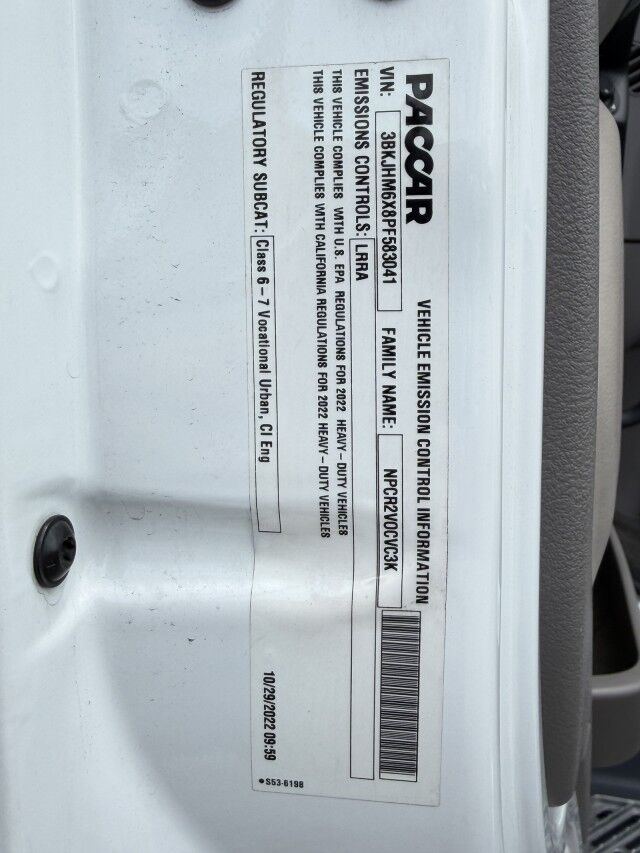 2022 Kenworth K270 26' Dry Box Truck with 3,000 lbs. Lift Gate Homestead FL