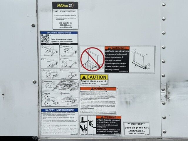 2022 Kenworth K270 26' Dry Box Truck with 3,000 lbs. Lift Gate Homestead FL