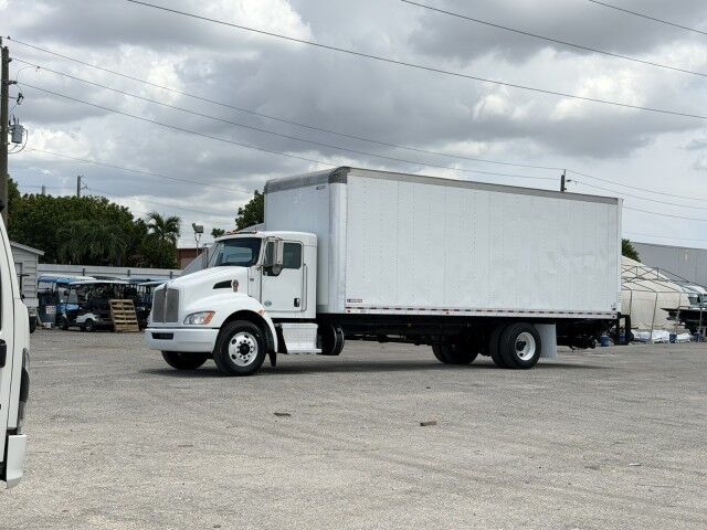 2022 Kenworth T270 26' Dry Box truck with 3,300 lbs. Lift Gate