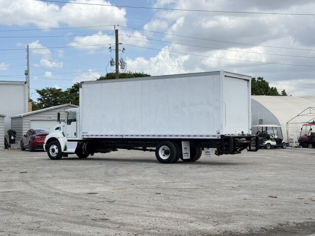 2022 Kenworth T270 26' Dry Box truck with 3,300 lbs. Lift Gate