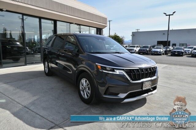 2022 Kia Carnival LX / AutoStart / Power Mirrors, Windows & Locks / Lane Departure & Blind Spot Alert / Apple CarPlay & Android Auto / Bluetooth / Backup Camera / Cruise Control / Block Heater / 3rd Row / Seats 7 / 26 MPG Anchorage AK