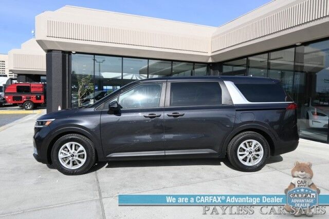 2022 Kia Carnival LX / AutoStart / Power Mirrors, Windows & Locks / Lane Departure & Blind Spot Alert / Apple CarPlay & Android Auto / Bluetooth / Backup Camera / Cruise Control / Block Heater / Third Row / Seats 7 / 26 MPG Anchorage AK