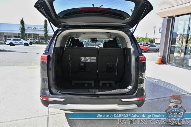2022 Kia Carnival LX / AutoStart / Power Mirrors, Windows & Locks / Lane Departure & Blind Spot Alert / Apple CarPlay & Android Auto / Bluetooth / Backup Camera / Cruise Control / Block Heater / Third Row / Seats 7 / 26 MPG Anchorage AK
