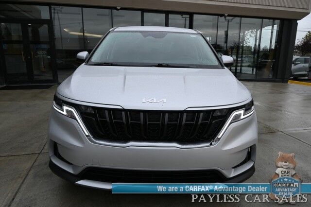 2022 Kia Carnival LXS / Auto Start / Power & Heated Leather Seats / Adaptive Cruise Control / Lane Departure & Blind Spot Alert / Apple CarPlay & Android Auto / Back Up Camera / 3rd Row / Seats 8 / Keyless Entry & Start / 1-Owner Anchorage AK