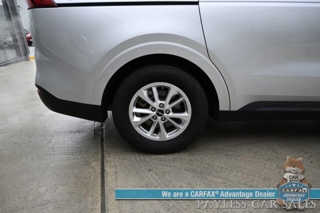 2022 Kia Carnival LXS / Auto Start / Power & Heated Leather Seats / Adaptive Cruise Control / Lane Departure & Blind Spot Alert / Apple CarPlay & Android Auto / Back Up Camera / 3rd Row / Seats 8 / Keyless Entry & Start / 1-Owner Anchorage AK