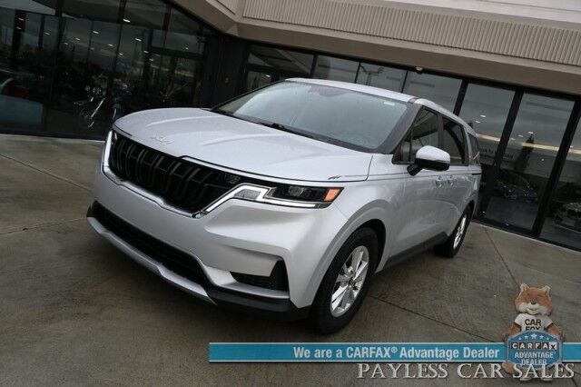 2022 Kia Carnival LXS / Auto Start / Power & Heated Leather Seats / Adaptive Cruise Control / Lane Departure & Blind Spot Alert / Apple CarPlay & Android Auto / Back Up Camera / 3rd Row / Seats 8 / Keyless Entry & Start / 1-Owner Anchorage AK