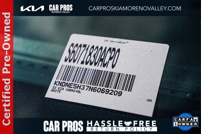 2022 Kia Carnival SX Moreno Valley CA