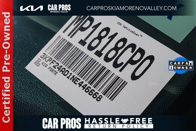 2022 Kia Forte LXS Moreno Valley CA