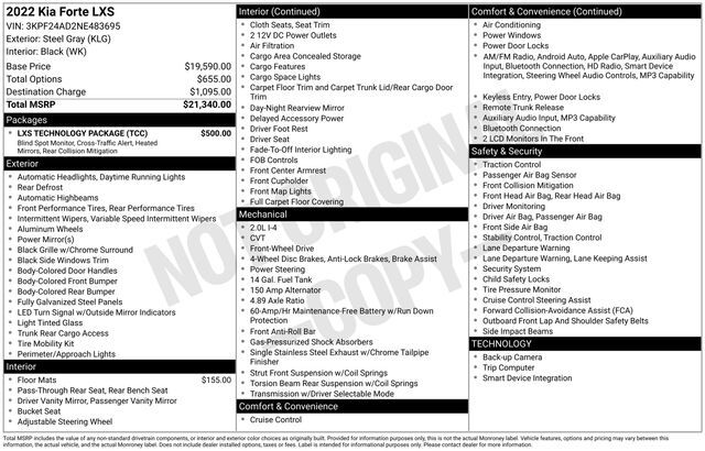 2022 Kia Forte LXS Raleigh NC