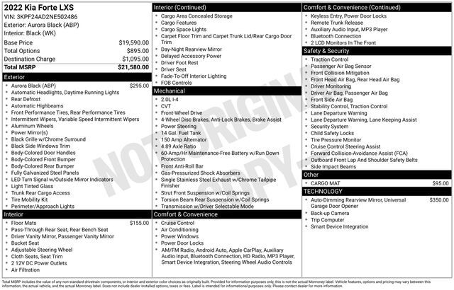 2022 Kia Forte LXS Raleigh NC
