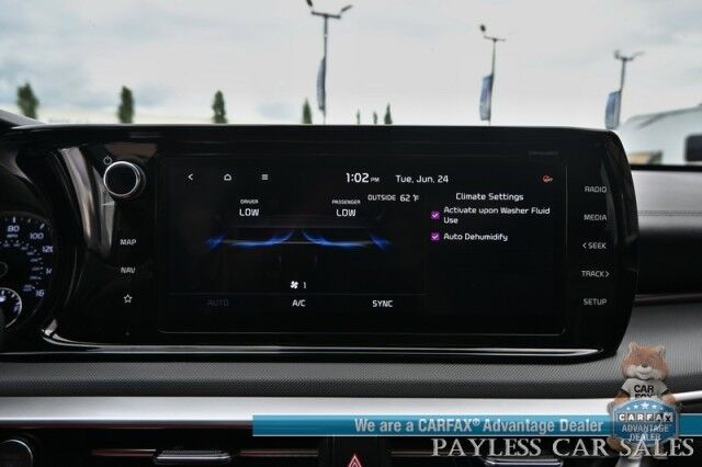 2022 Kia K5 GT-LINE / AWD / AutoStart / Power & Heated Leather Trimmed Seats / Navigation / Lane Departure & Blind Spot Alert / Apple CarPlay & Android Auto / Back Up Camera / Keyless Entry & Start / 33 MPG Anchorage AK