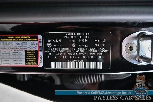 2022 Kia K5 GT-LINE / AWD / AutoStart / Power & Heated Leather Trimmed Seats / Navigation / Lane Departure & Blind Spot Alert / Apple CarPlay & Android Auto / Back Up Camera / Keyless Entry & Start / 33 MPG Anchorage AK