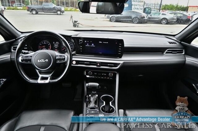 2022 Kia K5 GT-LINE / AWD / AutoStart / Power & Heated Leather Trimmed Seats / Navigation / Lane Departure & Blind Spot Alert / Apple CarPlay & Android Auto / Back Up Camera / Keyless Entry & Start / 33 MPG Anchorage AK