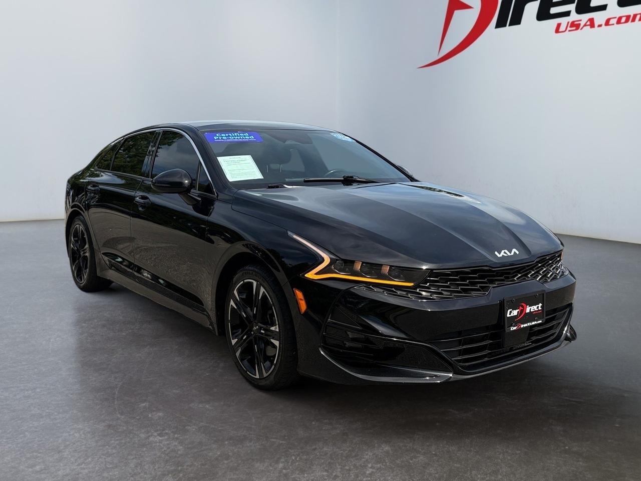 2022 Kia K5 GT-Line, PANORAMIC MOONROOF, REAR SPOILER, HEATED STEERING WHEEL & SEATS, APPLE CARPLAY/ANDROID AUTO, BLIND SPOT ALERT, LANE KEEP ASSIST, FORWARD COLLISION ALERT, DRIVE MODES, NAVIGATION, ONLY 52K MILES, CLEAN CARFAX, RIDE IN STYLE IN THIS K5! Virginia Beach VA