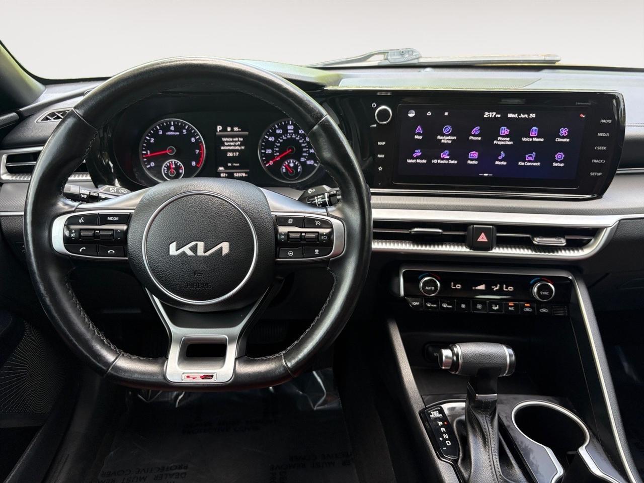 2022 Kia K5 GT-Line, PANORAMIC MOONROOF, REAR SPOILER, HEATED STEERING WHEEL & SEATS, APPLE CARPLAY/ANDROID AUTO, BLIND SPOT ALERT, LANE KEEP ASSIST, FORWARD COLLISION ALERT, DRIVE MODES, NAVIGATION, ONLY 52K MILES, CLEAN CARFAX, RIDE IN STYLE IN THIS K5! Virginia Beach VA