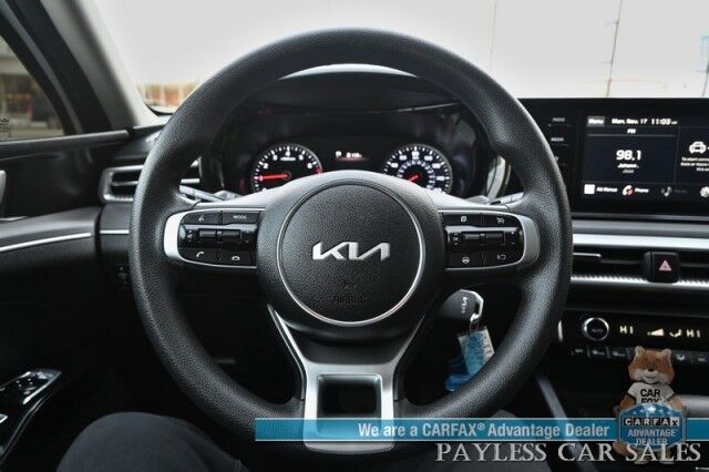 2022 Kia K5 LX / Auto Start / Premium Cloth Seats / Lane Departure & Forward Collision Alert / Apple CarPlay & Android Auto / USB Input / Back Up Camera / Cruise Control / Air Conditioning / Keyless Entry & Start / Alloy Wheels / 38 MPG Anchorage AK 2022 Kia K5 LX / Auto Start / Premium Cloth Seats / Lane Departure & Forward Collision Alert / Apple CarPlay & Android Auto / USB Input / Back Up Camera / Cruise Control / Air Conditioning / Keyless Entry & Start / Alloy Wheels / 38 MPG Anchorage AK