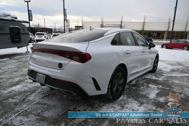 2022 Kia K5 LX / Auto Start / Premium Cloth Seats / Lane Departure & Forward Collision Alert / Apple CarPlay & Android Auto / USB Input / Back Up Camera / Cruise Control / Air Conditioning / Keyless Entry & Start / Alloy Wheels / 38 MPG Anchorage AK 2022 Kia K5 LX / Auto Start / Premium Cloth Seats / Lane Departure & Forward Collision Alert / Apple CarPlay & Android Auto / USB Input / Back Up Camera / Cruise Control / Air Conditioning / Keyless Entry & Start / Alloy Wheels / 38 MPG Anchorage AK