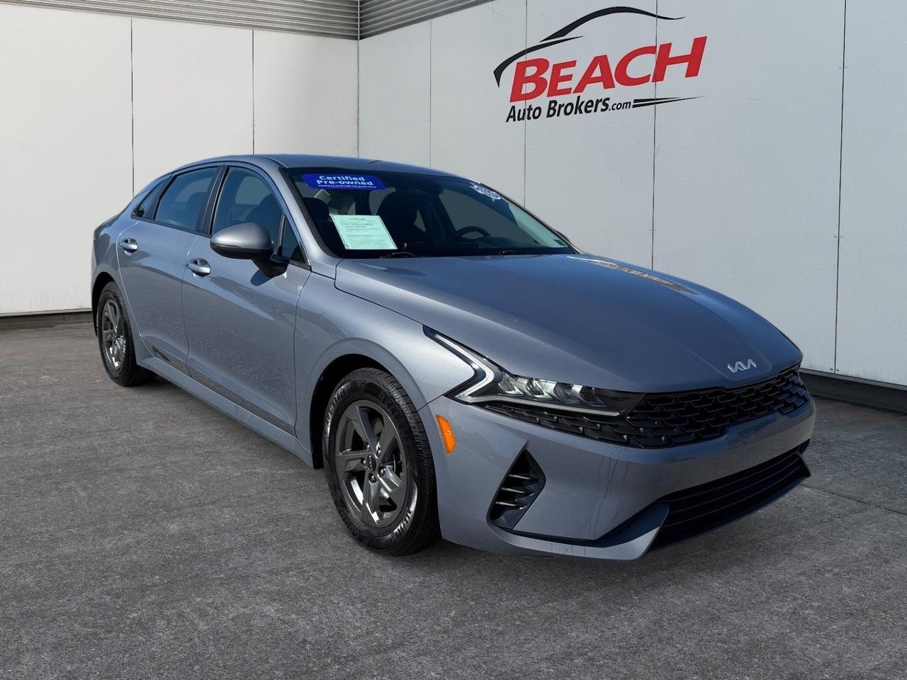 2022 Kia K5 LXS, BLUETOOTH, BACKUP CAMERA, POWER MIRRORS, BLIND SPOT ALERT, KEYLESS START, USB, AUX, CLEAN CARFAX, MAKE THIS KIA K5 YOURS TODAY!