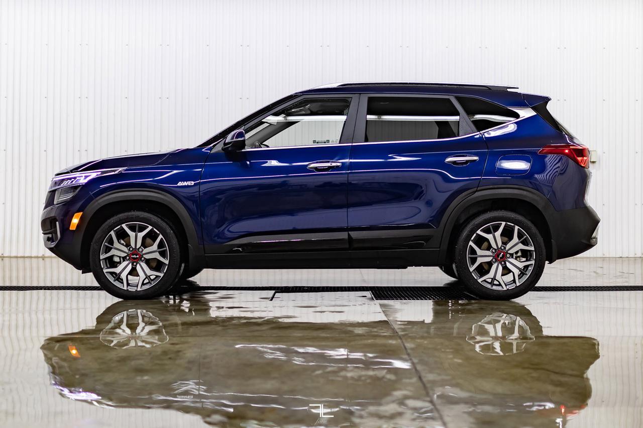 2022 Kia Seltos AWD SX Turbo Leather Roof Nav BCam Red Deer AB