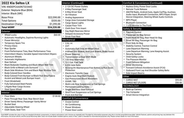 2022 Kia Seltos LX Raleigh NC