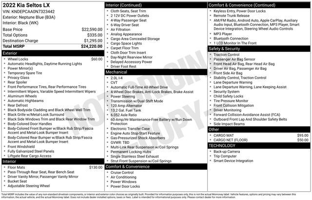 2022 Kia Seltos LX Raleigh NC