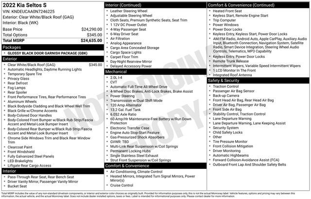 2022 Kia Seltos S Raleigh NC