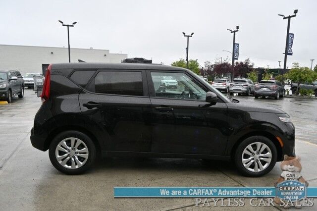 2022 Kia Soul LX / Automatic / 2.0L I4 / Power Mirrors, Windows, & Locks / Apple CarPlay & Android Auto / Bluetooth / Backup Camera / Cruise Control / Keyless Entry / 35 MPG / Only 14K Miles / 1-Owner Anchorage AK