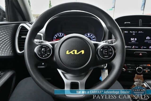 2022 Kia Soul LX / Automatic / 2.0L I4 / Power Mirrors, Windows, & Locks / Apple CarPlay & Android Auto / Bluetooth / Backup Camera / Cruise Control / Keyless Entry / 35 MPG / Only 14K Miles / 1-Owner Anchorage AK