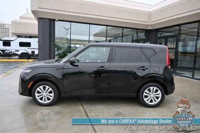 2022 Kia Soul LX / Automatic / 2.0L I4 / Power Mirrors, Windows, & Locks / Apple CarPlay & Android Auto / Bluetooth / Backup Camera / Cruise Control / Keyless Entry / 35 MPG / Only 14K Miles / 1-Owner Anchorage AK