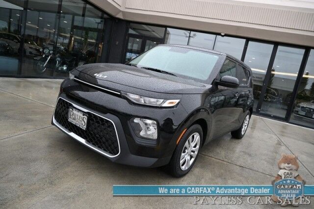 2022 Kia Soul LX / Automatic / 2.0L I4 / Power Mirrors, Windows, & Locks / Apple CarPlay & Android Auto / Bluetooth / Backup Camera / Cruise Control / Keyless Entry / 35 MPG / Only 14K Miles / 1-Owner Anchorage AK