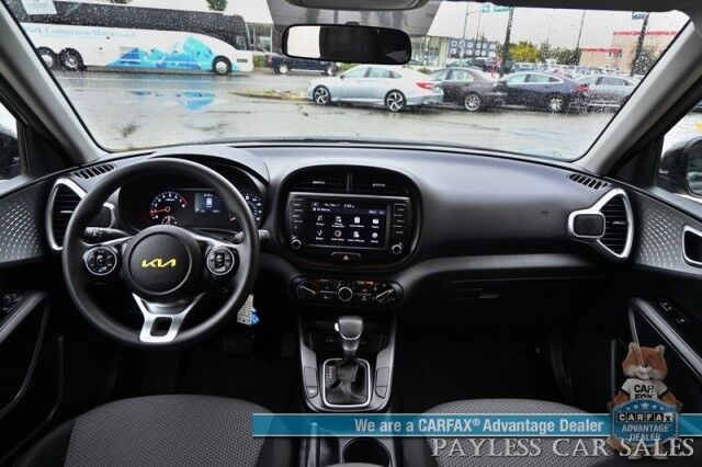 2022 Kia Soul LX / Automatic / 2.0L I4 / Power Mirrors, Windows, & Locks / Apple CarPlay & Android Auto / Bluetooth / Backup Camera / Cruise Control / Keyless Entry / 35 MPG / Only 14K Miles / 1-Owner Anchorage AK