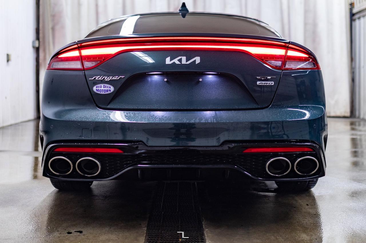 2022 Kia Stinger AWD GT Elite Leather Roof Nav BCam Red Deer AB