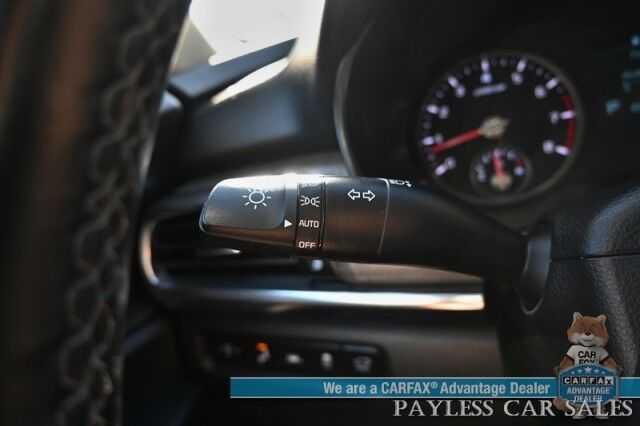 2022 Kia Telluride EX / AWD / Nightfall & Premium Pkg / Auto Start / Heated & Cooled Leather Seats / Heated Steering / Sunroof / NAV / Adaptive Cruise / Lane Depart & Blind Spot / Rear Captain Chairs / 3rd Row / Seats 7 / Tow Pkg / 1-Owner Anchorage AK