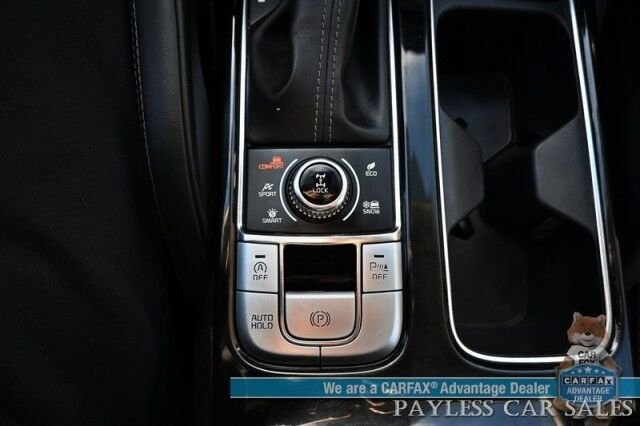 2022 Kia Telluride EX / AWD / Nightfall & Premium Pkg / Auto Start / Heated & Cooled Leather Seats / Heated Steering / Sunroof / NAV / Adaptive Cruise / Lane Depart & Blind Spot / Rear Captain Chairs / 3rd Row / Seats 7 / Tow Pkg / 1-Owner Anchorage AK